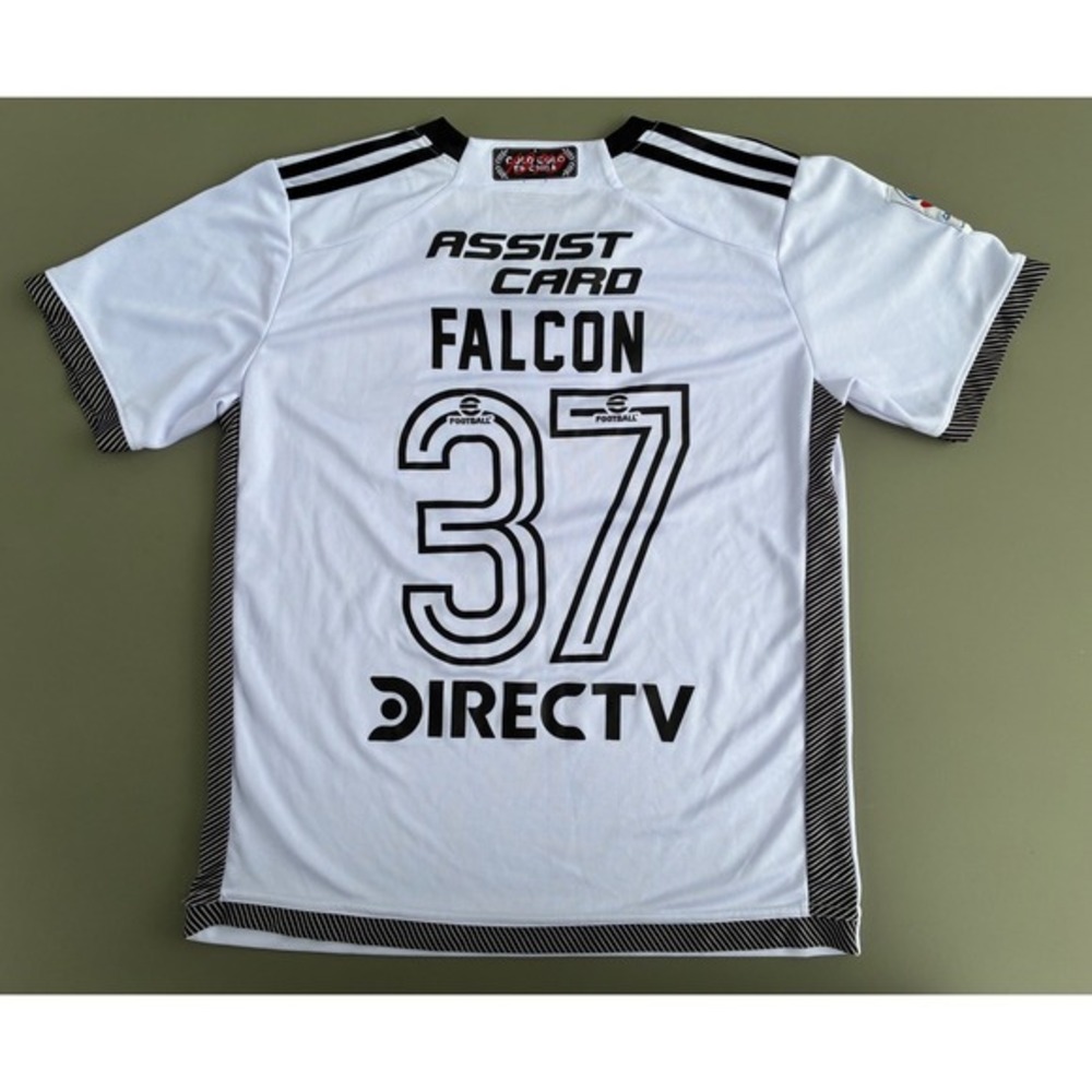 Adidas Colo-Colo 2024 Home Jersey #37 FALCÓN Size Medium - Official Fan Replica